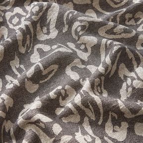 <h2>Air Flow Leo Viscose Fabric &ndash; Anthracite/Off-white/Black & Digitally Printed</h2>, 