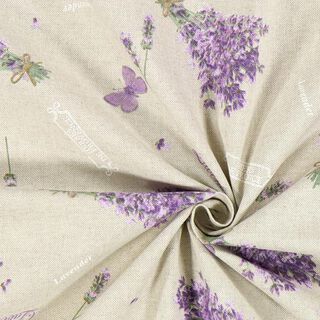 Lavender Bouquet Half Panama – natural, 