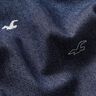 Seagulls lightweight stretchy denim – navy blue,  thumbnail number 3