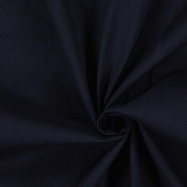 Stretch Poplin Fabric – navy,  image number 1