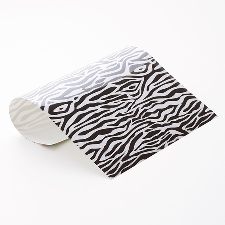 Flex film design zebra Din A4 – black/white,  image number 1