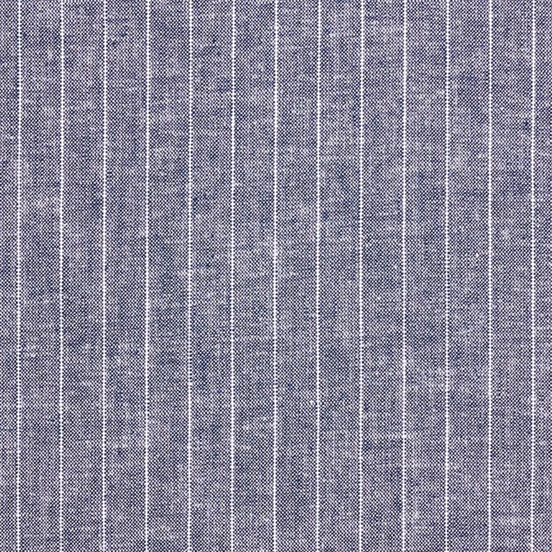 Pinstripes Linen Viscose Blend – navy blue,  image number 1