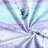 Cotton Jersey Watercolour Dandelion Clocks | Glitzerp&uuml;ppi  &ndash; red lilac/baby blue,  thumbnail number 3