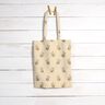 Decor Fabric Cotton Twill flowers and writing – beige,  thumbnail number 8