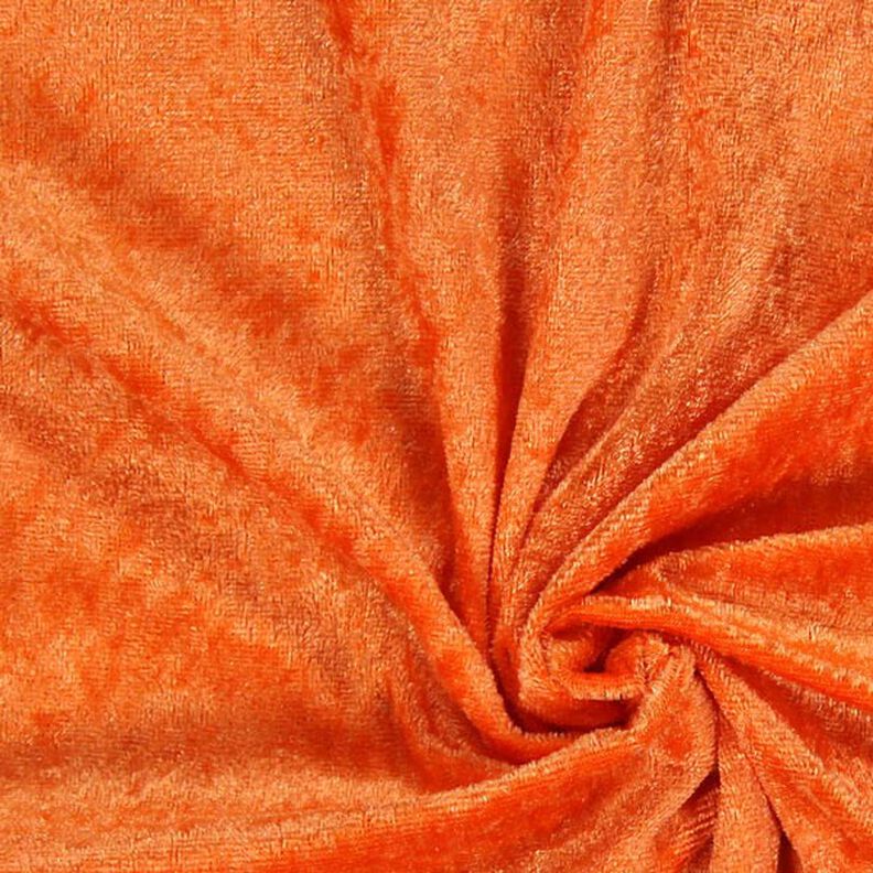 Panne velvet – orange,  image number 1