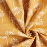 Dandelions Jacquard Furnishing Fabric – mustard,  thumbnail number 3