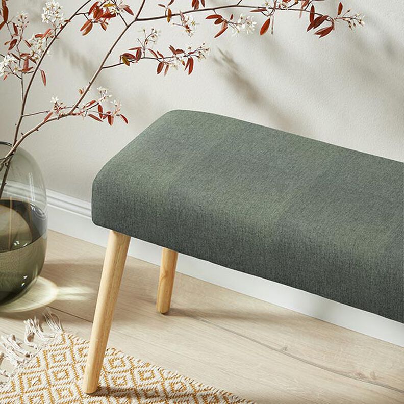 Fine melange upholstery fabric – reed,  image number 6