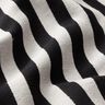 Decor Fabric Jacquard broad stripes – ivory/black,  thumbnail number 2