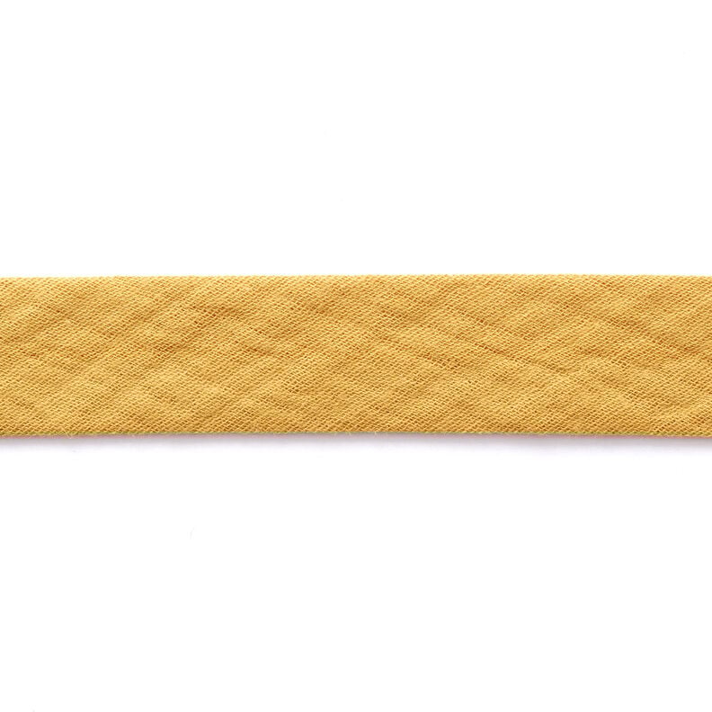Bias binding Muslin [20 mm] – curry yellow,  image number 2