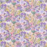 Cotton Cretonne sea of flowers – white/lavender,  thumbnail number 1