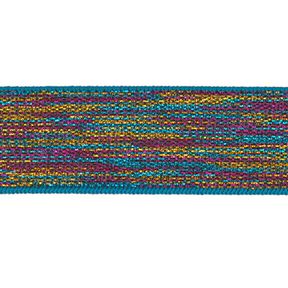 Elastic [ Width: 25 mm ] – turquoise blue/pink, 