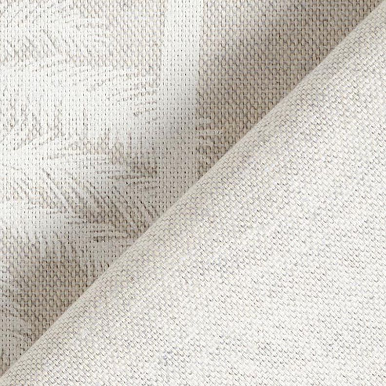 Decor Fabric Half Panama palms – white,  image number 4