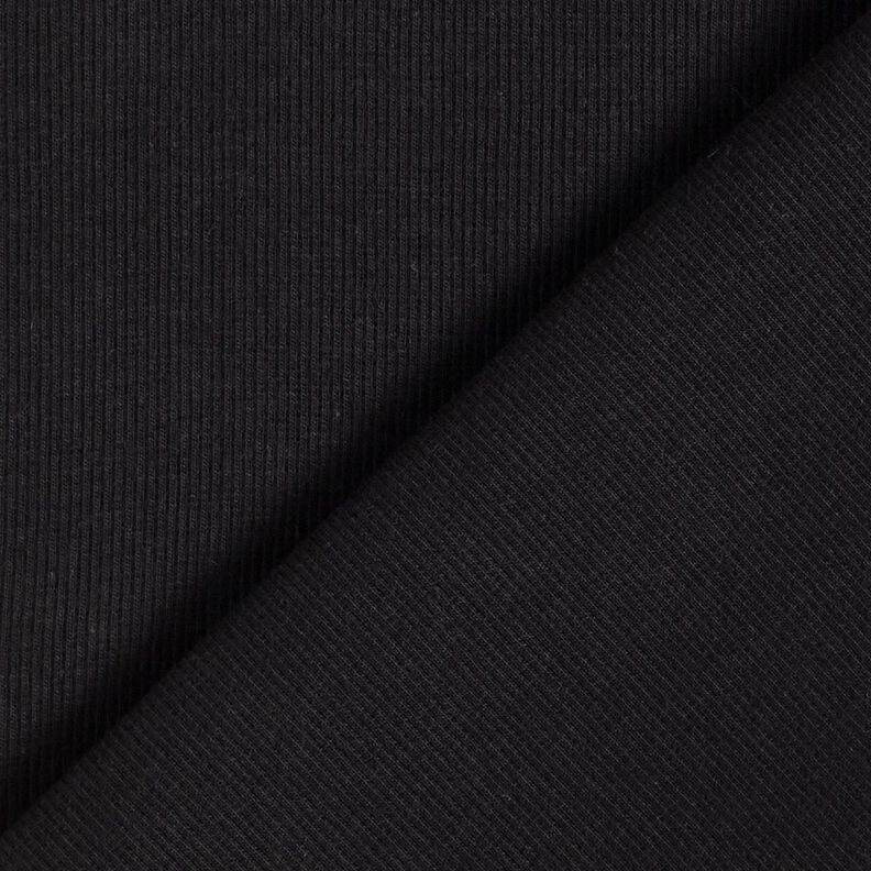 2x2 Ribbing Plain – black,  image number 3
