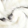 Faux Fur Horizontal stripes – offwhite/black,  thumbnail number 3