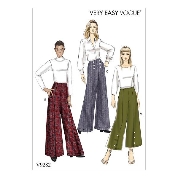 High-Waisted Pants, Very Easy Vogue9282 | 6 - 22,  image number 1