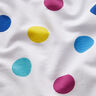 French Terry colourful dots – white,  thumbnail number 2