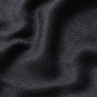 Knit Fabric Viscose Blend Plain – black | Remnant 50cm, 
