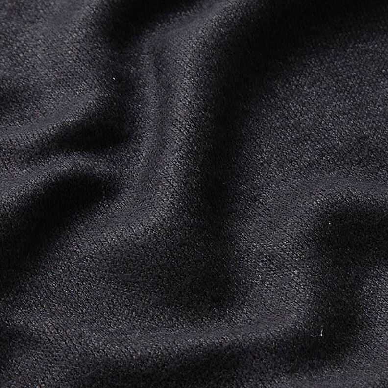 Knit Fabric Viscose Blend Plain – black,  image number 2