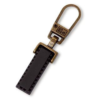 Pure fashion zip [ 43 x 7 mm ] | Prym – dark brown, 