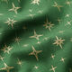 Cotton Poplin Sparkling Stars – green/gold,  thumbnail number 2