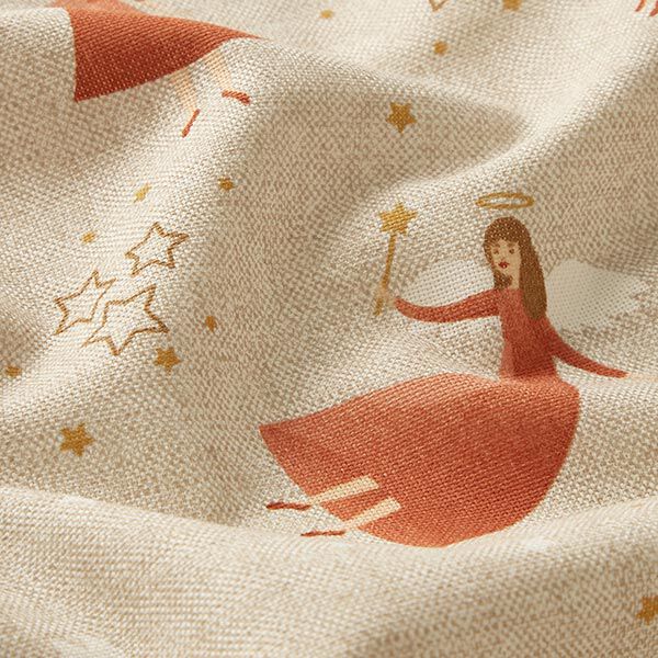 Decor Fabric Half Panama little angel – natural/coral,  image number 2
