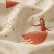 Decor Fabric Half Panama little angel – natural/coral,  thumbnail number 2