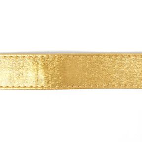 Imitation Leather Bag Webbing – gold metallic, 