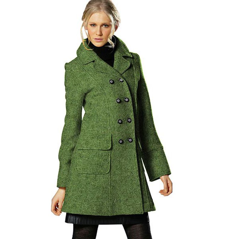 Fulled woollen loden – green,  image number 5