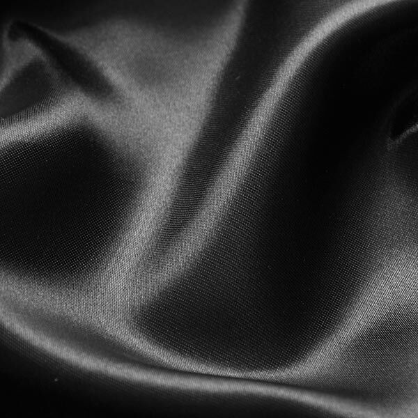 Polyester Satin – black,  image number 3