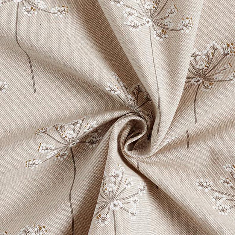 Decor Fabric Half Panama bear claw – natural/white,  image number 4