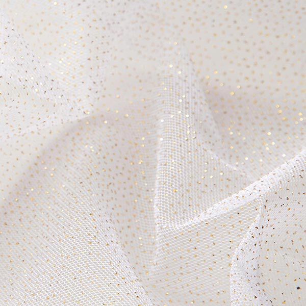 Royal Glitter Tulle – white/gold,  image number 3