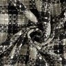 Loose wool blend fabric wide check – black/grey,  thumbnail number 3