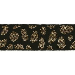 Elastic [ Width: 25 mm ] – black/gold, 