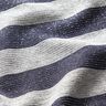 Jersey glitter horizontal stripes – light grey/navy blue,  thumbnail number 3