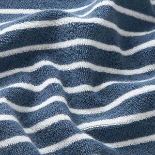 terry cloth jersey stripes | by Poppy – denim blue, 