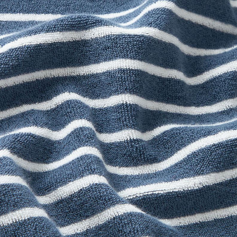 terry cloth jersey stripes | by Poppy – denim blue,  image number 2