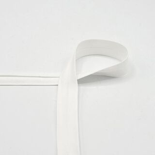 Cotton Bias Tape Poplin [20 mm] – white, 