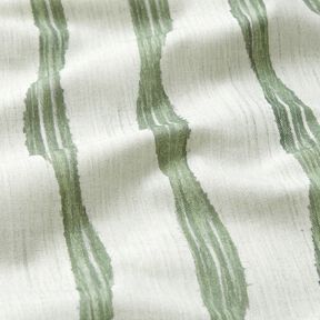 Decor Fabric Half Panama wavy stripes – reed, 