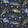 Cotton Poplin Monster trucks | Poppy Fabrics – navy blue,  thumbnail number 1