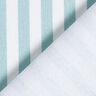 Decor Fabric Half Panama Vertical stripes – aqua blue/white,  thumbnail number 4
