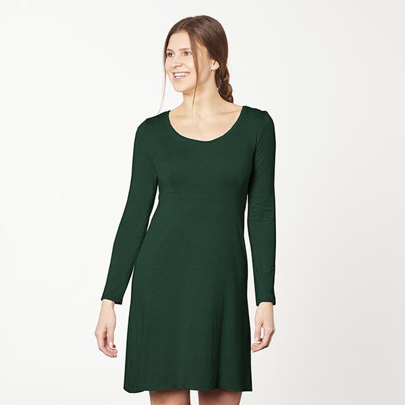 GOTS Cotton Jersey | Tula – dark green,  image number 5