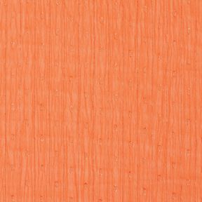 Metallic pinstripe chiffon dobby – peach orange/metallic silver, 