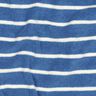 terry cloth jersey Stripes – brilliant blue/ivory,  thumbnail number 3