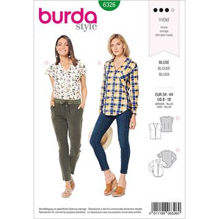 Blouse, Burda 6326 | 34 - 44, 