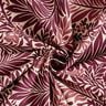 Decor Fabric Half Panama flowers and tendrils – natural/burgundy,  thumbnail number 3