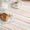 Decor Fabric Half Panama Watercolour Stripes – ivory/eucalyptus,  thumbnail number 7