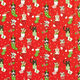 Cotton Cretonne Christmas Cats – red,  thumbnail number 1