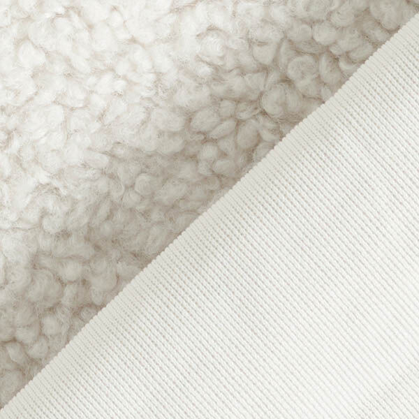 Upholstery Fabric Teddy fur – light beige,  image number 3