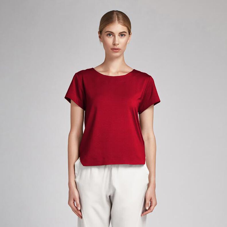 Cotton Poplin Plain – burgundy,  image number 6