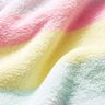Cosy Fleece Pastel rainbow stripes – light yellow/pink,  thumbnail number 5